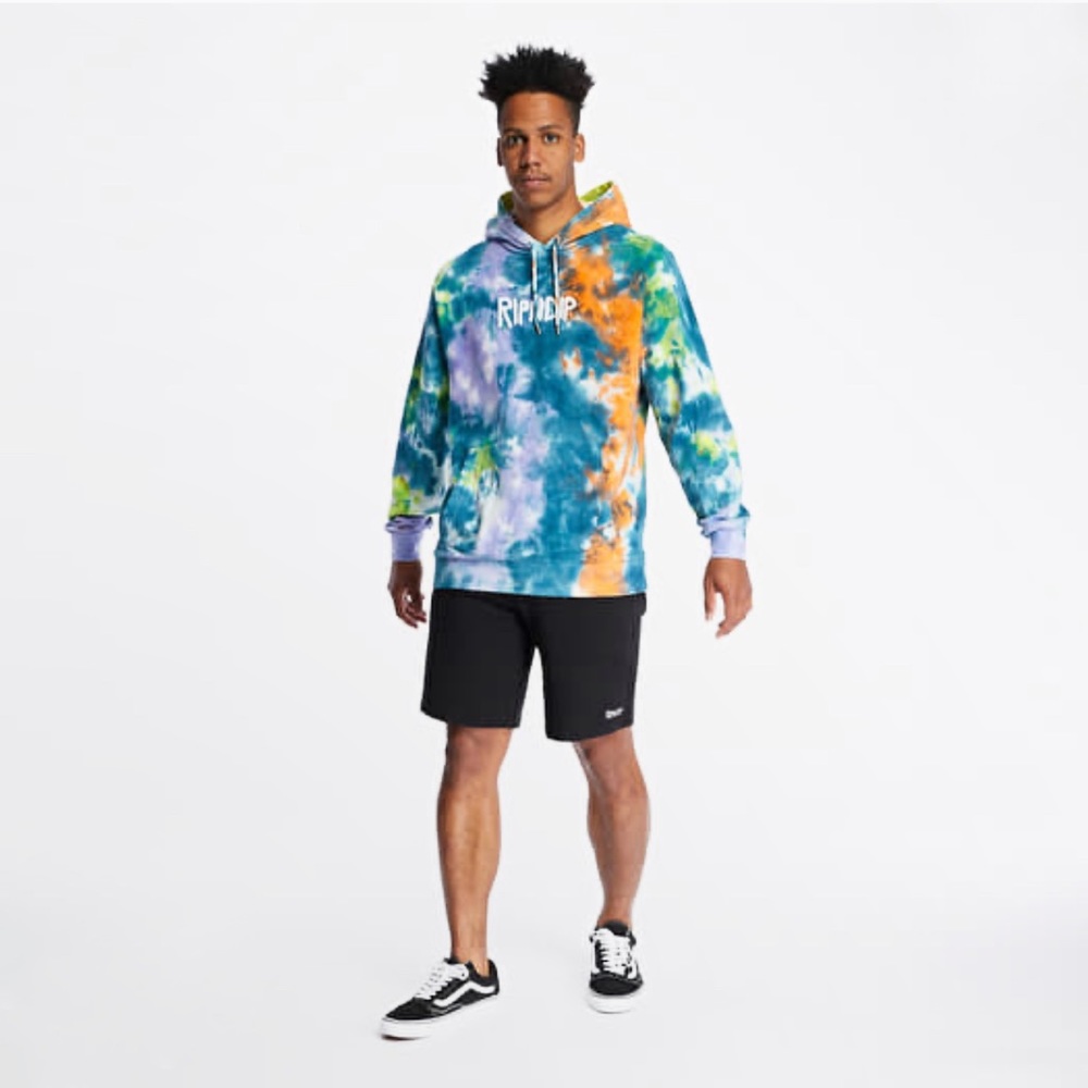Ripndip Tie Dye Hoodie Pullover Multicolor Hoodie Zumiez Skateboarding PacSun